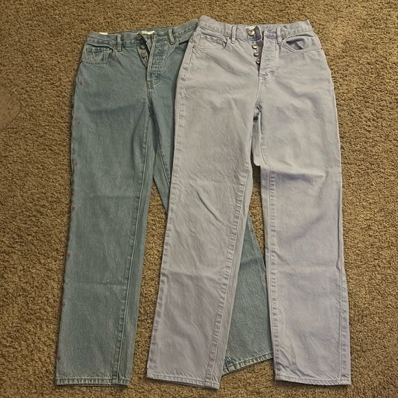 Light blue like new jeans, pacsun - 25 medium blue like new jeans, pacsun - 25 - Picture 1 of 8